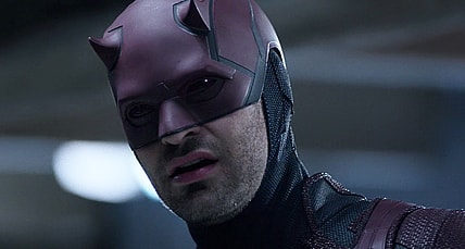 Daredevil (Charlie Cox) demands answers from Madam Gao (Wai Ching Ho) in The Defenders Season 1 Episode 7 "Fish in the Jailhouse" (2017), Marvel Entertainment