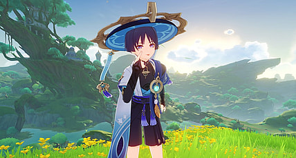 The Wanderer taunts for fun via Genshin Impact (2020), miHoYo