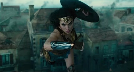 Wonder Woman takes to the air