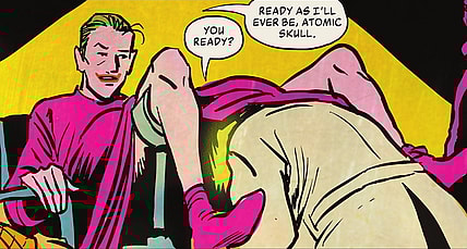 The Joker gets a pelvic exam in The Joker: The Man Who Stopped Laughing Vol. 1 #4 "Knocked Upside Down!" (2023), DC Comics. Words by Matthew Rosenberg, art by Francesco Francavilla.