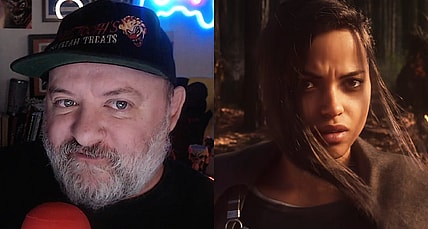 David Scott Jaffe triples down on his accusations against critics of 'Forspoken' in Why Is Forespoken Getting So Much Hate?!?+Perfect Dark In Trouble...Again?!?+ MORE! via YouTube / Freya (Ella Balinska) finds herself trapped between a pack of wolves and one of the Tantas in Forspoken (2023), Square Enix