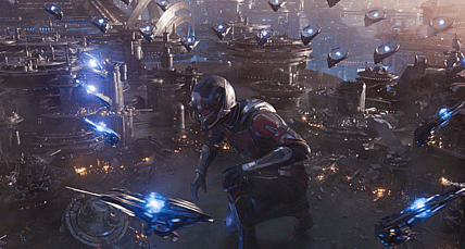 (L-R): Paul Rudd as Scott Lang/Ant-Man in Marvel Studios' ANT-MAN AND THE WASP: QUANTUMANIA. Photo courtesy of Marvel Studios. © 2022 MARVEL.