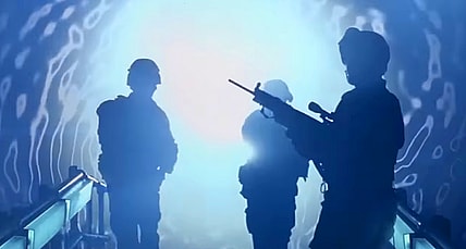 The US Military enters a Stargate for the first time in Stargate (1994), MGM
