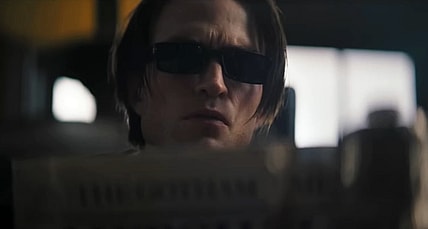 Pattinson reads the tabloids