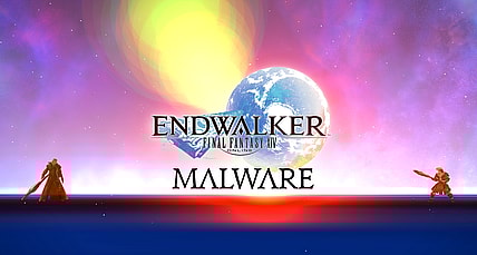 My own screenshot from in game with an added logo and "Malware" text.