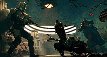 Promo art for 'The Mandalorian' (2023) season 3, episode 1, Disney+