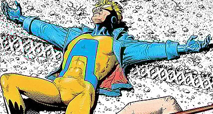 The Animal Man sprawls