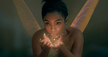 Yara Shahidi as Tinkerbell in Disney's live-action PETER PAN & WENDY, exclusively on Disney+. Photo courtesy of Disney. © 2023 Disney Enterprises, Inc. All Rights Reserved.
