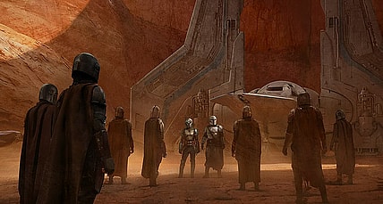 Concept art for season 3 of 'The Mandalorian' (2023), Disney+