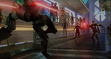 Promotional art for season 3, episode 6 of 'The Mandalorian' (2023), Disney+