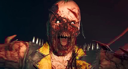 A punk zombie attempts to throw you out of the venue in Dead Island 2 (2023), Dambuster Studios