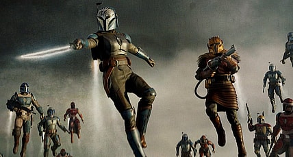 Promotional art for the eighth episode of 'The Mandalorian' (2023), Disney+