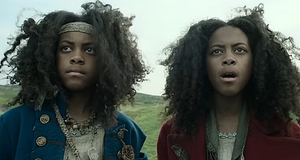 Tudy (Skyler Yates) and Rudy (Kelsey Yates) are offended by the implication that the Lost Boys must be all male in Peter Pan & Wendy (2023), Disney