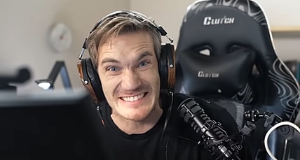 PewDiePie forces a smile in frustration via Only 99.9% Can SOLVE this - Brain It On, YouTube