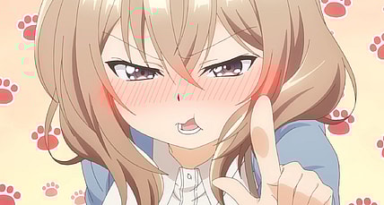 Shiori Katase (Hina Tachibana) is flustered in My Tiny Senpai (2023), Project No. 9