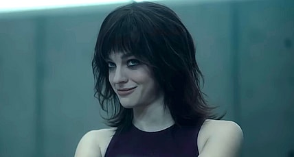 Duela Dent (Olivia Rose Keegan) is interrogated about her 'role' in Bruce Wayne's murder in Gotham Knights Season 1 Episode 1 Pilot (2023), The CW