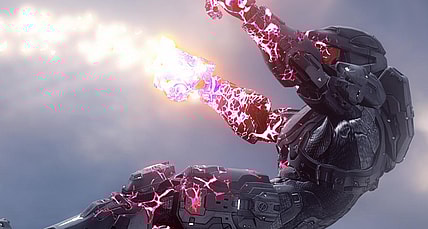 A Spartan meets his untimely end in Halo 4 (2012), 343 Industries.