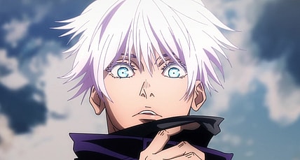 Satoru Gojo (Yuichi Nakamura) unleashes his true abilities in Jujutsu Kaisen Season 1 Episode 20 "Nonstandard" (2021), Studio MAPPA
