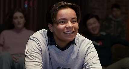 Hayley (Zoe Terakes) invites Mia (Sophie Wilde) to partake in the possession challenge in Talk to Me (2023), A24