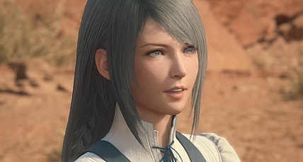 Jill Warrick (Megumi Han) recounts the legend of the Dominants and the Bearers in Final Fantasy XVI (2023), Square Enix