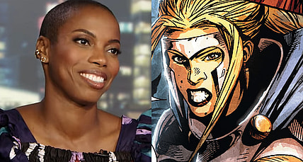 Sasheer Zamata talks her new special The First Woman with ABC News' Linsey Davis / Jennifer Kale unleashes her power in Marvel Zombies 4 Vol. 1 #1 "Midnight Sons, Part 1" (2009), Marvel Comics. Words by Fred Van Lente, art by Kev Walker, Jean-François Beaulieu, and Rus Wooton.