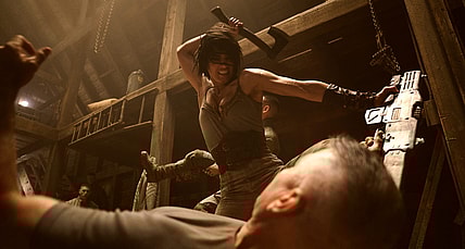 Rebel Moon. (Featured) Sofia Boutella as Kora in Rebel Moon. Cr. Chris Strother/Netflix ©2023