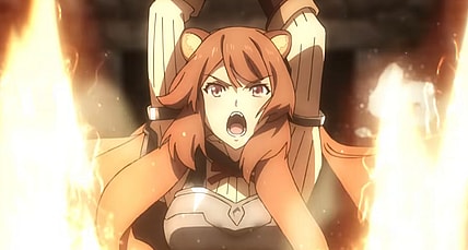 Raphtilia's (CV: Asami Seto) prepares to unleash her rage in The Rising of the Shield Hero Season 3 (2023), Kinema Citrus