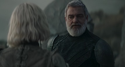 Ray Stevenson as Baylan Skoll and Ivanna Sakhno as Shin Hati in Star Wars: Ahsoka (2023), Lucasfilm