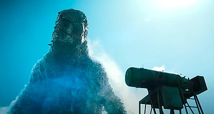 Godzilla comes ashore to take the bait of an H-Bomb in Monarch: Legacy of Monsters (2023), Apple TV+