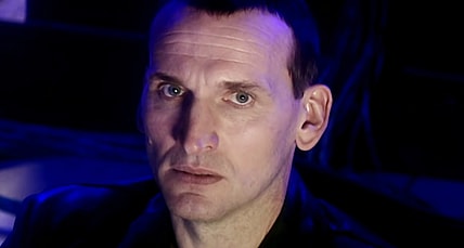 The Doctor (Christopher Eccleston) demands the Daleks release Rose (Billie Piper) in Doctor Who Series 1 Episode 12 "Bad Wolf" (2005), BBC
