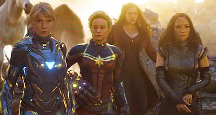 The female Avengers assemble during the Battle of Earth in Avengers: Endgame (2019), Marvel Entertainment