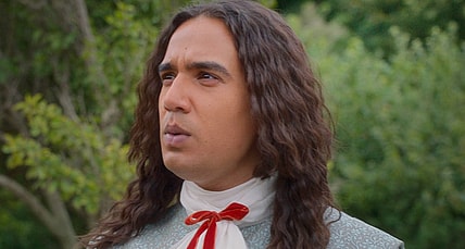 Isaac Newton (Nathaniel Curtis) attempts to grapple with his recent visitation in Doctor Who Special 302 "Wild Blue Yonder" (2023), BBC