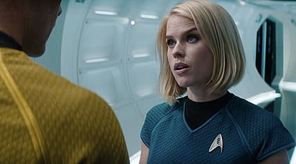 Alice Eve Stands By Underwear Shot In Star Trek: Into Darkness: “I’m Proud Of That Scene”