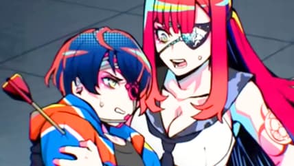 Security Minister Manji (Shizuka Itō) is shocked to find Rei (Mistuki Saiga) has been tagged by an arrow in Shuten Order (2025), Too Kyo Games