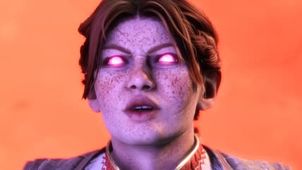 Harding (Ali Hillis) struggles to take back control of her body from a Titan in Dragon Age: The Veilguard (2024), BioWare