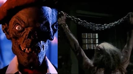 John Kassir is the voice of the Crypt Keeper in Tales From the Crypt Presents: Demon Knight (1995) Universal Pictures & Jonathan Fuller is Giorgio in Castle Freak (1995) Full Moon Entertainment