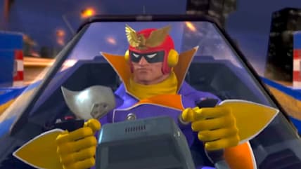 Captain Falcon hits the gas in F-Zero GX (2003), Nintendo