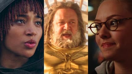 Amandla Stenberg in The Acolyte: Russell Crowe in Thor: Love and Thunde: Amanda Seyfried in Jennifer's Body/ Blu-ray Screenshots