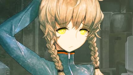 Okabe makes the acquaintance of Amane Suzuha in Steins;Gate (2009), Nitroplus