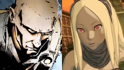 Cole McGrath (Jason Cottle) recounts his first encounter with DARPA Agent Moya Jones (Kymberli Colbourne) in InFamous (2009), Sucker Punch | Kat (Sanae Kobayashi) sees a pair of Nevi for the first time in Gravity Rush (2012), Japan Studio