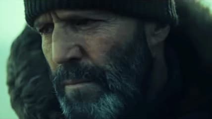 Jason Statham says "gimme" but can't get no in Shelter (2026), Black Bear Pictures