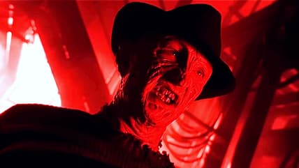 Freddy welcomes Jason to his world in Freddy vs. Jason (2003), New Line Cinema