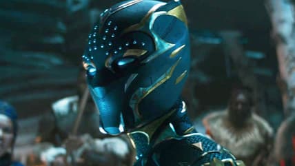 Shuri (Letitia Wright) attempts to unite the various tribes of Wakanda against Atlantis in Black Panther: Wakanda Forever (2022), Marvel Entertainment