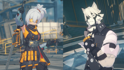 Soldier 11 (Fujī Yukiyo) and Von Lycaon (Kobayashi Chikahiro) in Zenless Zone Zero (2024), HoYoverse
