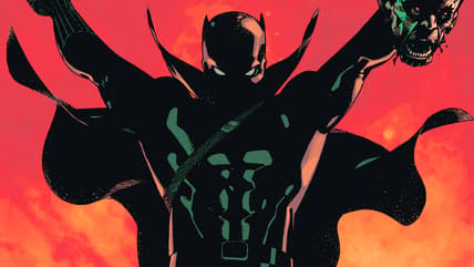 T'Challa sends a warning to the Skrull Empire on Jason Pearson's cover to Black Panther Vol. 4 #39 "See Wakanda and Die (Part 1)" (2008), Marvel Comics
