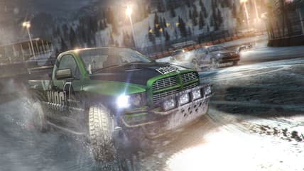 Nothing could go wrong driving at speed on snow at night in The Crew (2014), Ubisoft