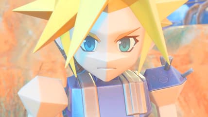 Cloud (Takahiro Sakurai) is ready to fight for the last piece of the Protorelic in Final Fantasy VII Rebirth (2023), Square Enix