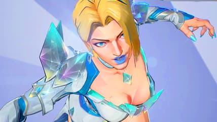 Emma Frost (Laura Post) readies to unleash her Diamond Form in Marvel Rivals (2024), NetEase Games