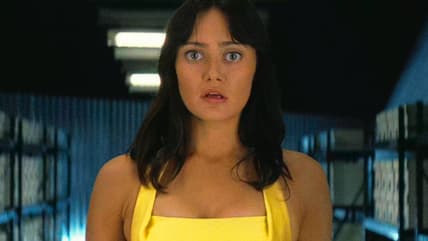 Lucy (Ella Purnell) discovers the horrifying truth at the center of the Vault-Tec underground facility in Fallout Season 2 Episode 7 "The Handoff" (2026), Amazon