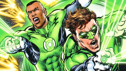 Hal Jordan and John Stewart unleash their power on Neal Adams' variant cover to Green Lantern 80th Anniversary 100-Page Super Spectacular Vol. 1 #1 (2020), DC